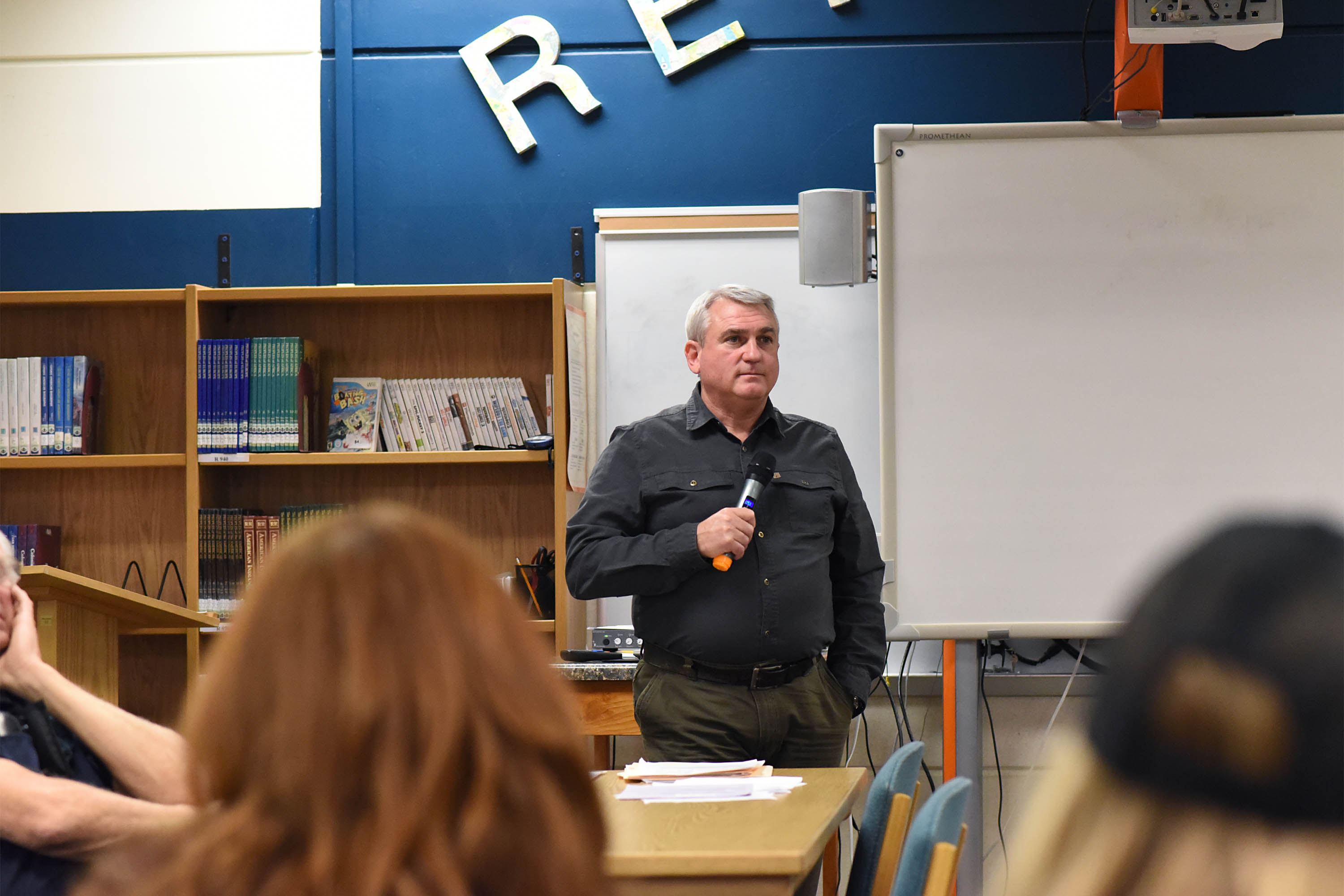 Rabbit Creek Community Council President Frank Pugh