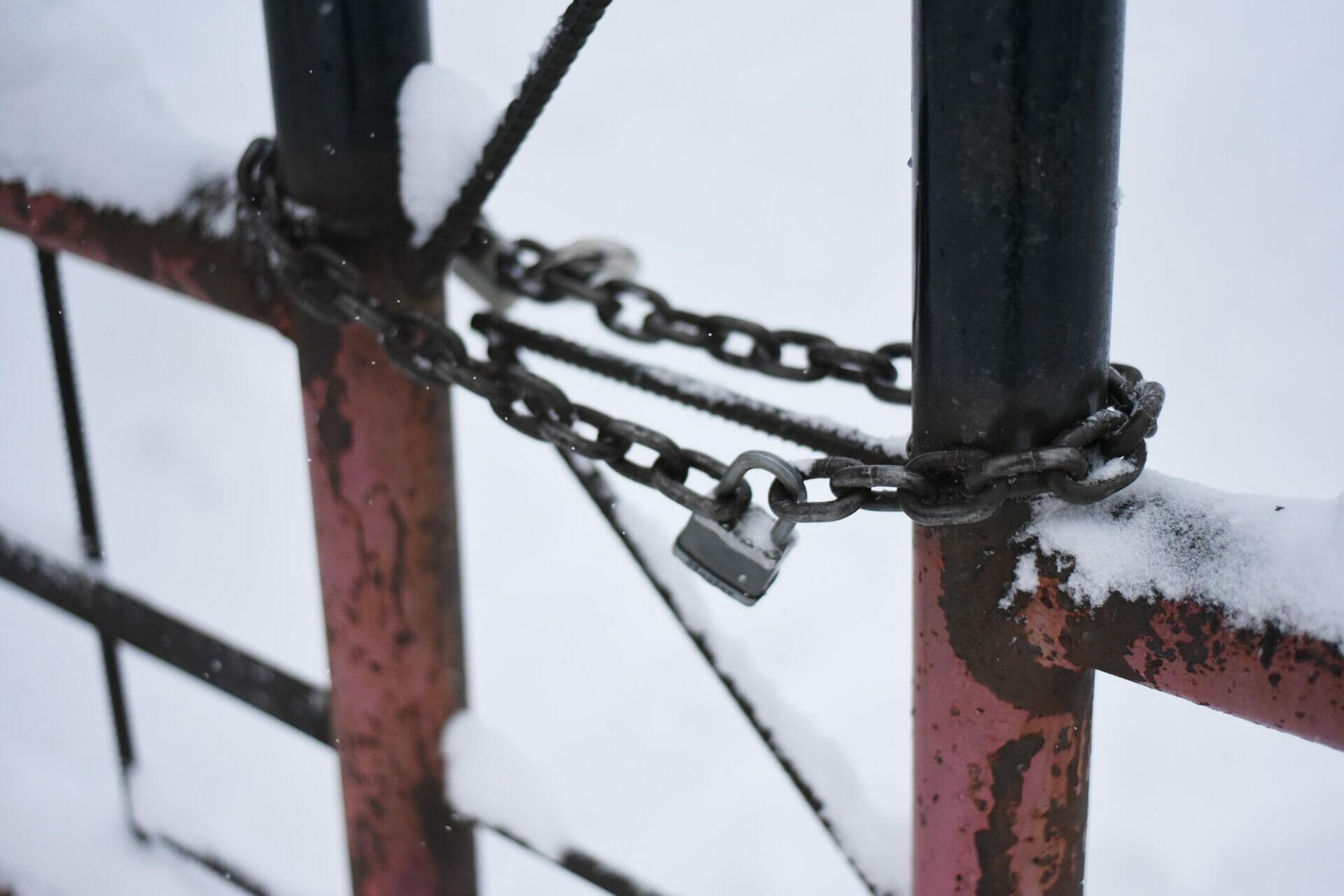 Lock on Frank Pugh's gate