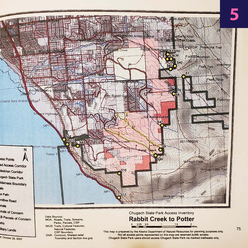 Evidence of public use of the Stewart Trail