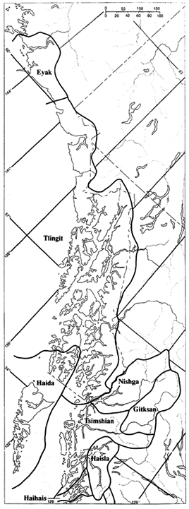 Map of the Northwest Coast