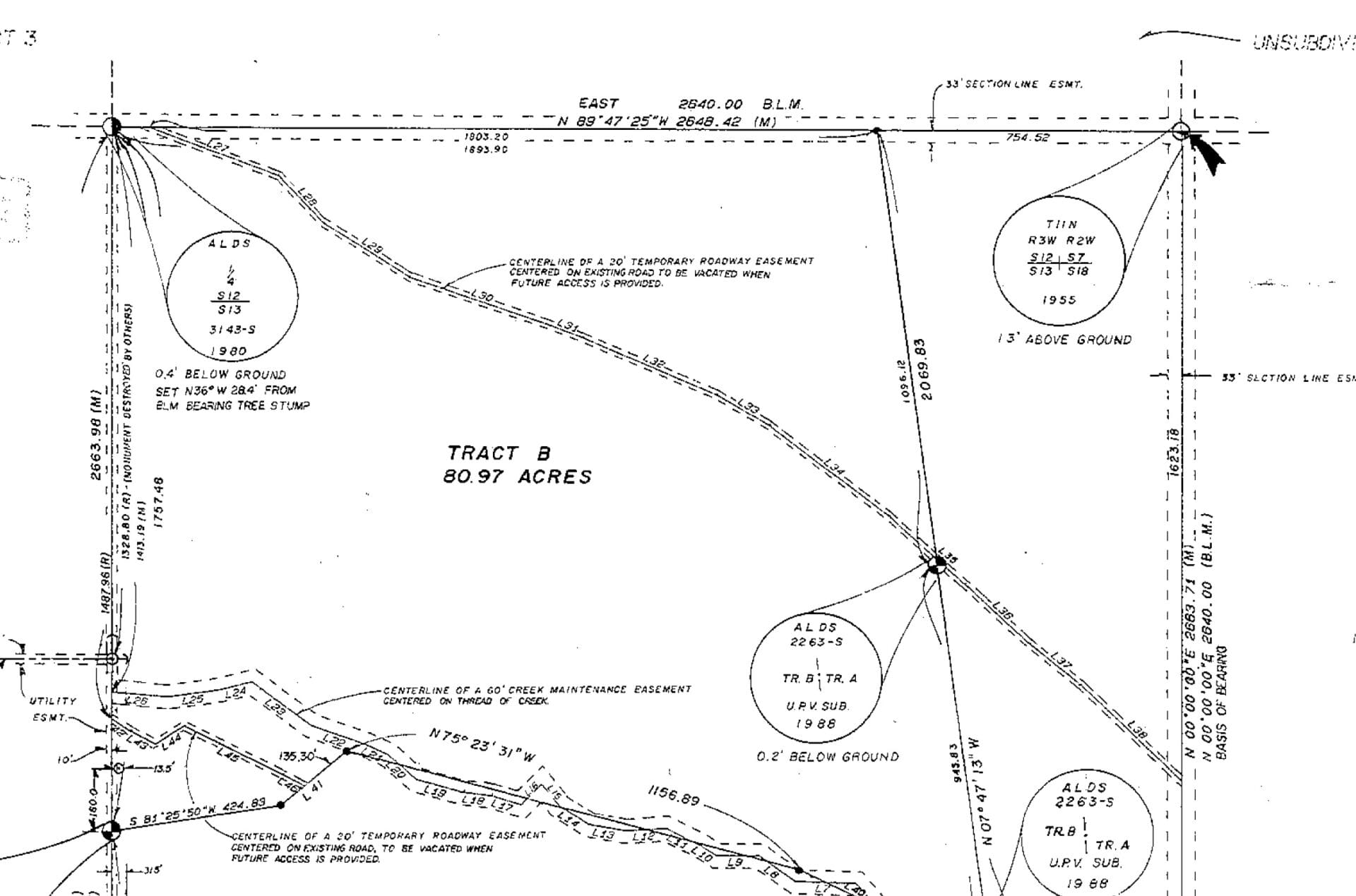 Road easement across Pennington properties in Upper Potter Valley